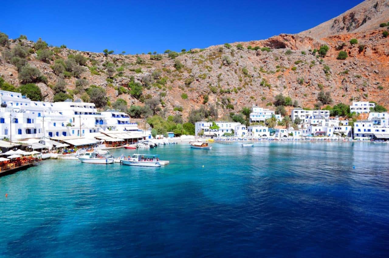Loutro, le petit havre paradisiaque de Crète