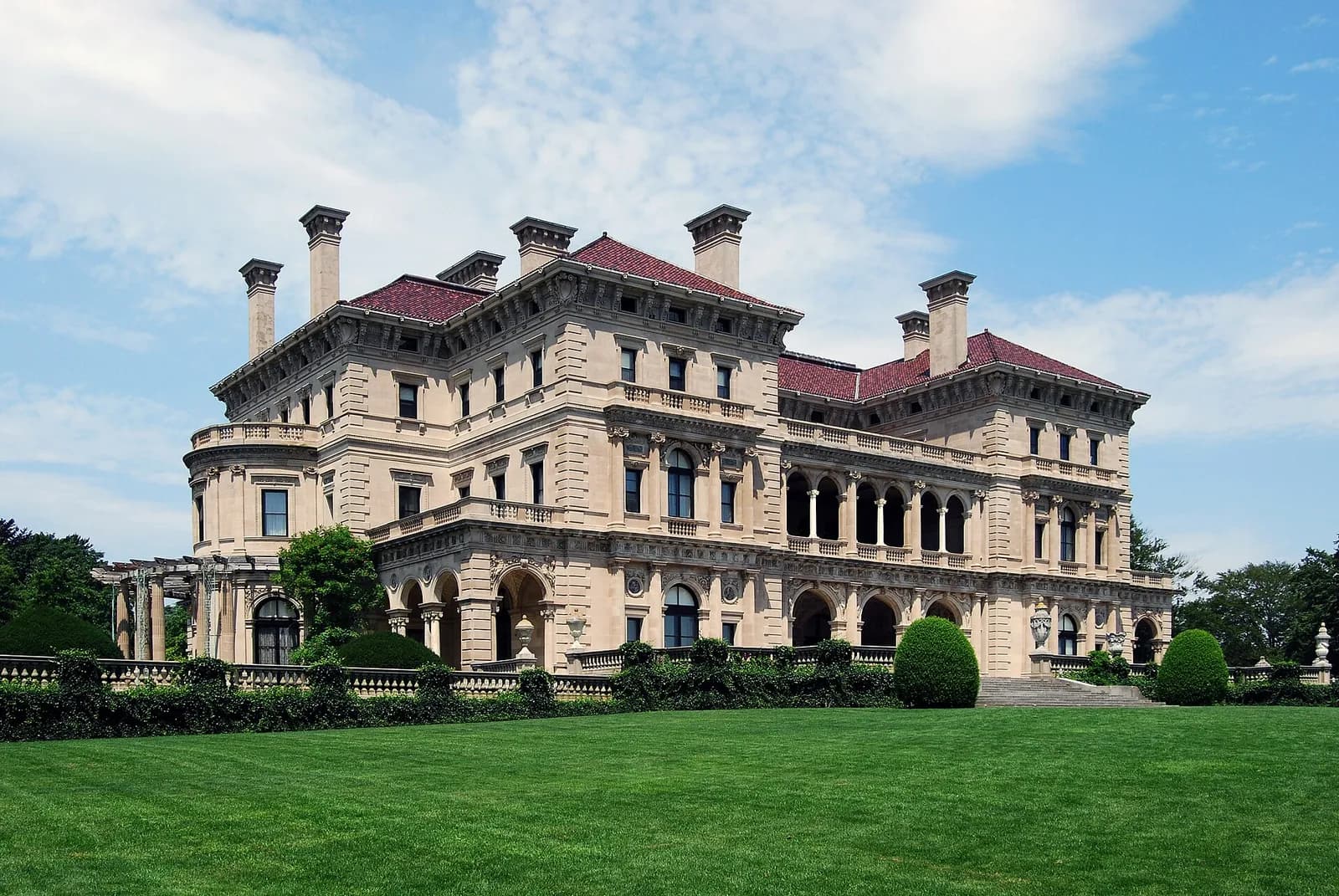 The Breakers, somptueuse demeure de l'âge d'or entourée de pelouses à Newport