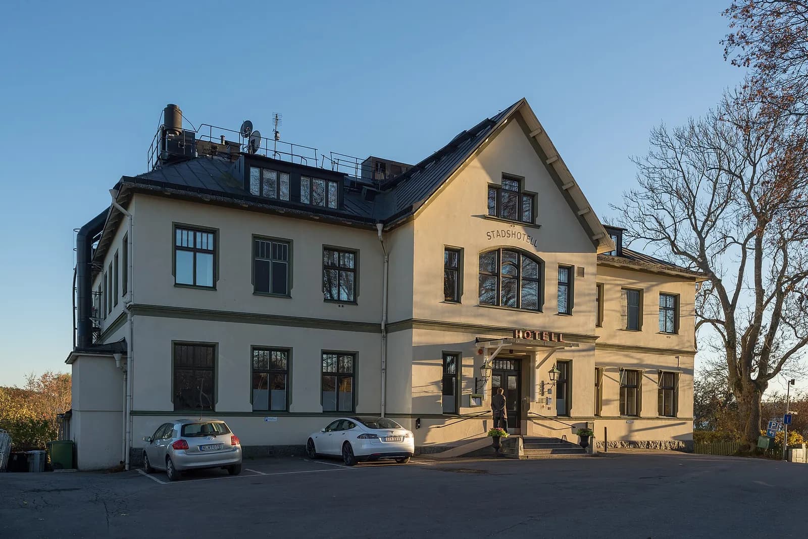 le Sigtuna Stadshotell, bâtiment de 1909 abritant le restaurant 1909
