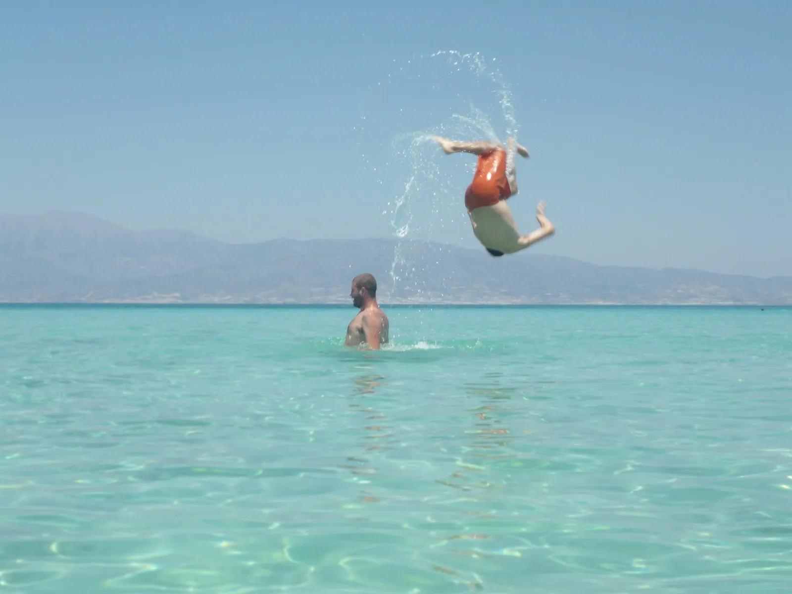 The turquoise waters of Chrissi Island, off the coast of Crete