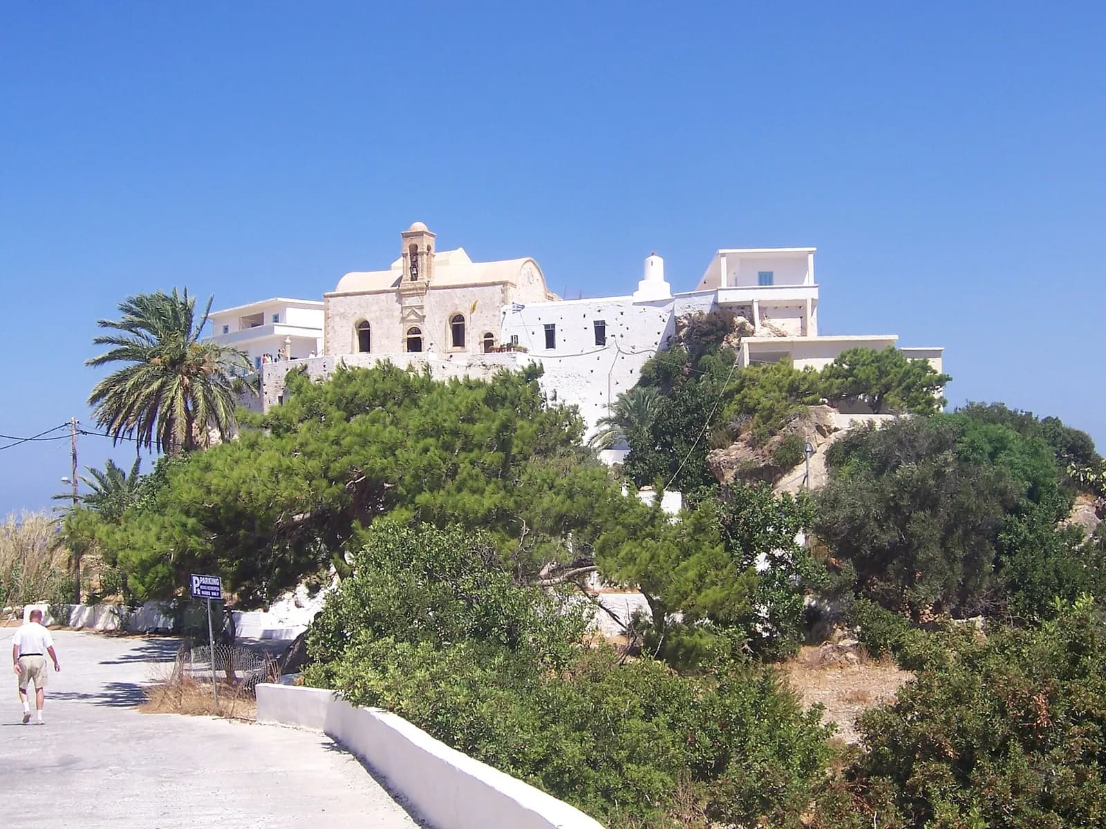 Chrysoskalitissa Monastery above the sea