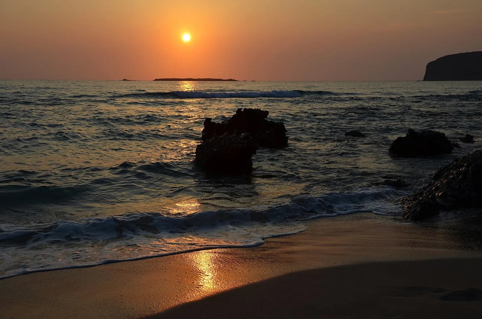 Sunset over Falassarna
