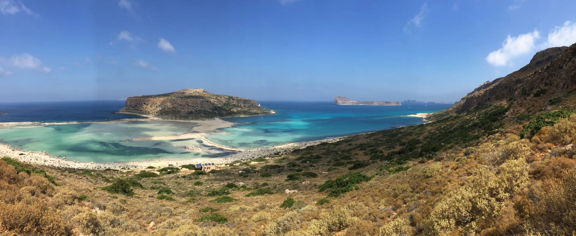 Sea view from the alternative route via Sfirani to Elafonisi
