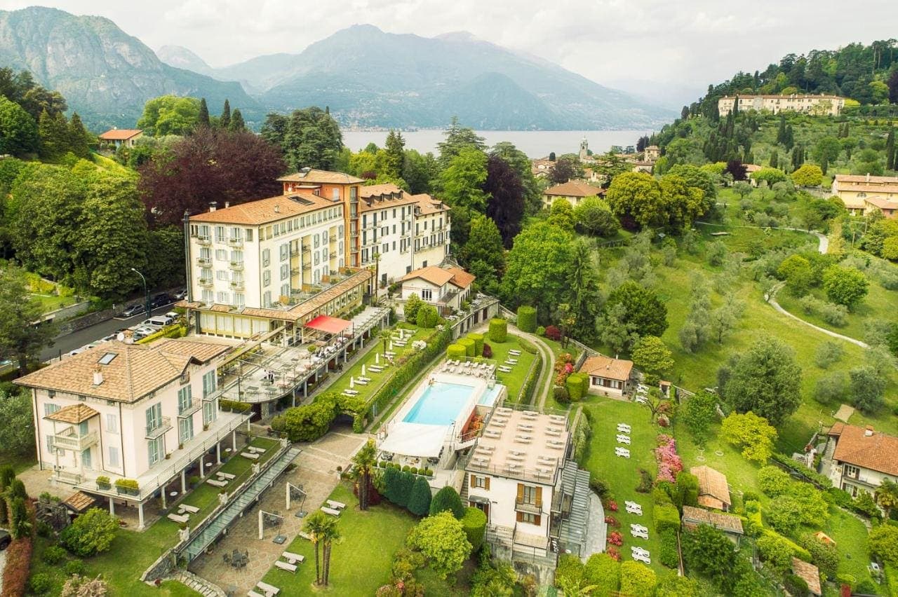 Hotel Belvedere in Bellagio with a view of Lake Como