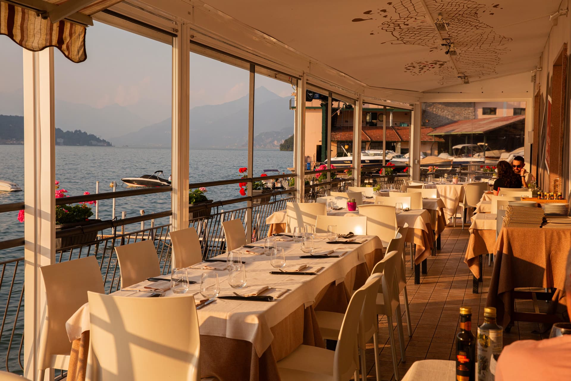 Gourmet dish served at Dispensa63 restaurant in Bellagio