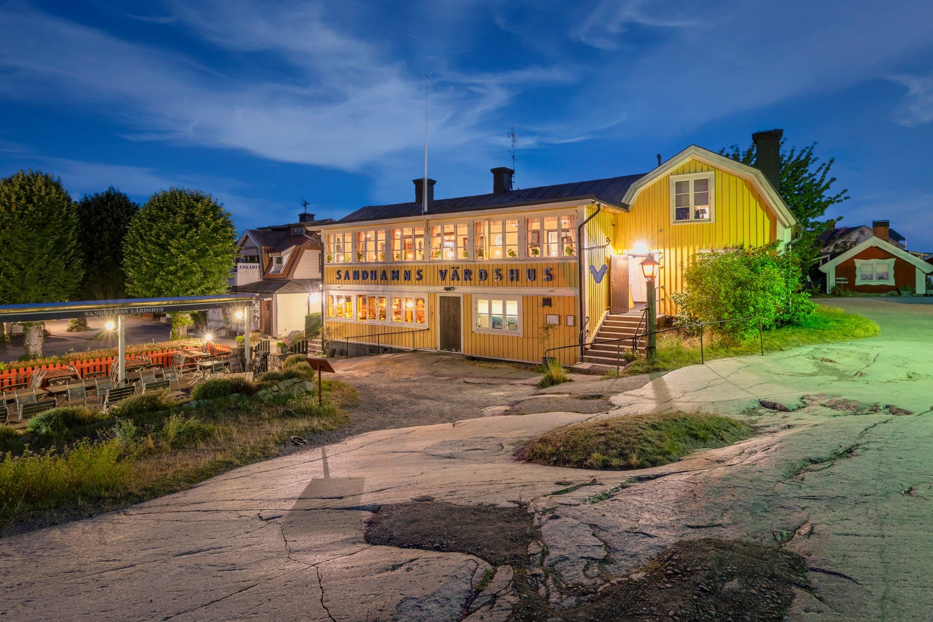 The historic Sandhamns Värdshus