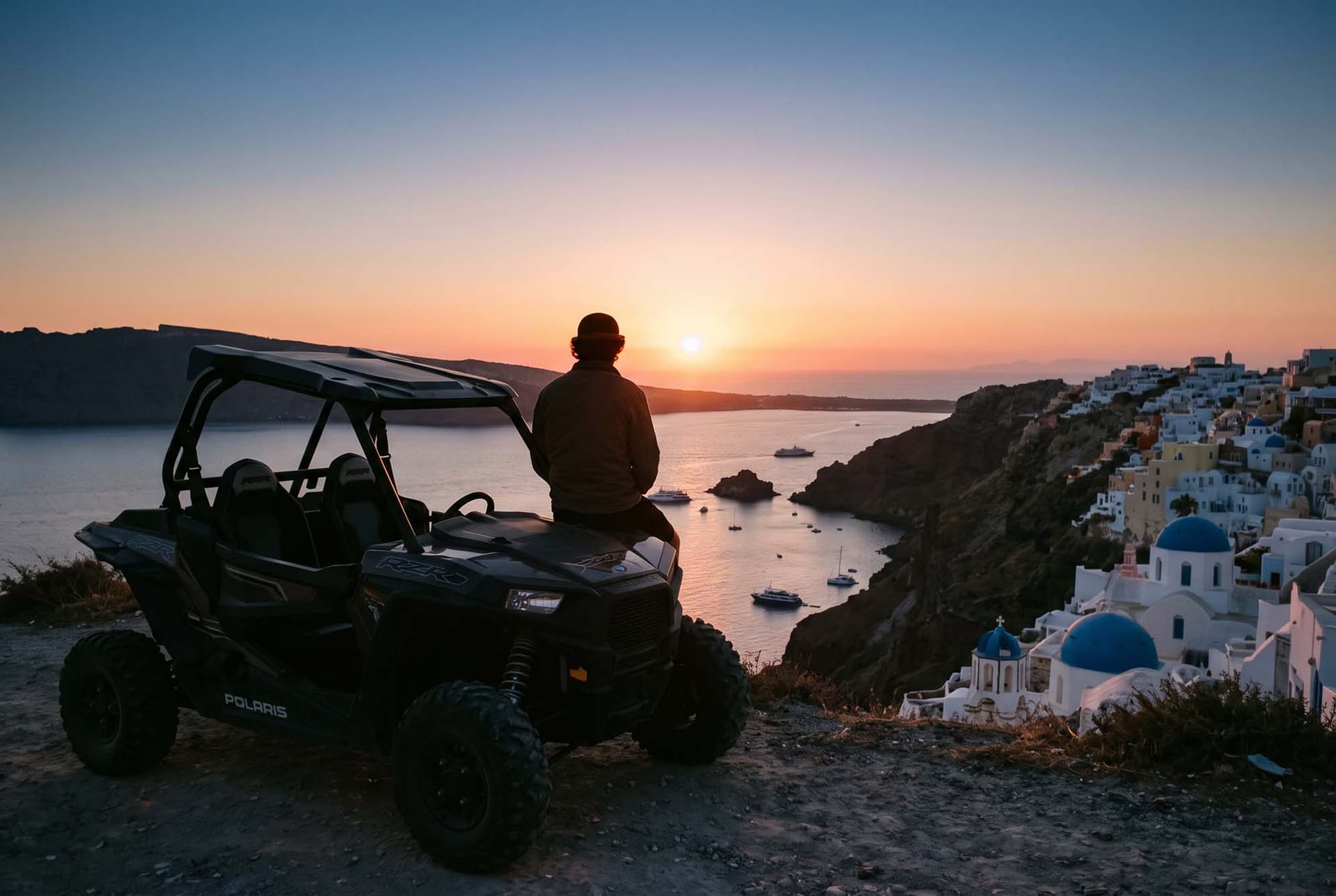 Les itinéraires pour explorer Santorine en Buggy