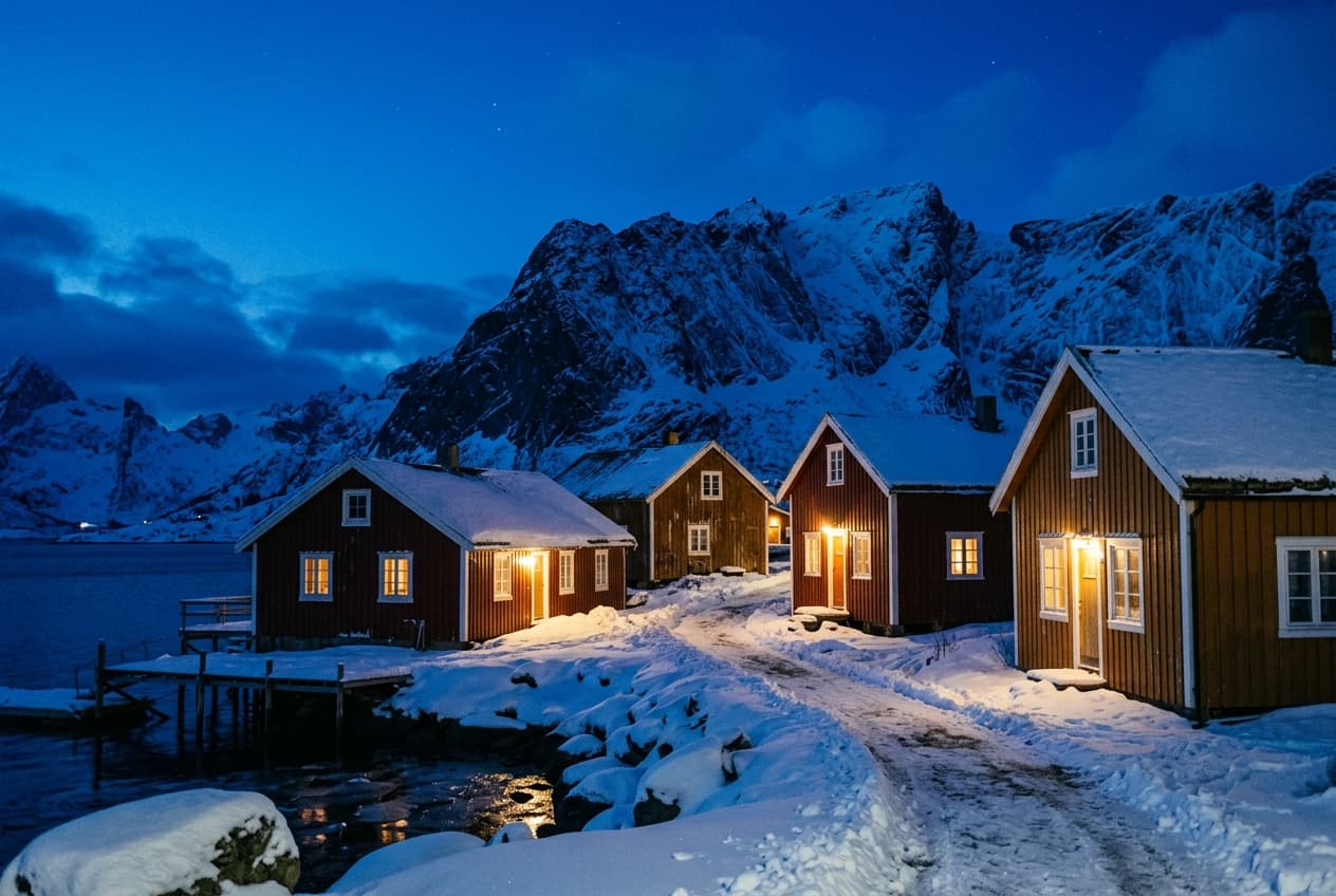 La Norvège en hiver