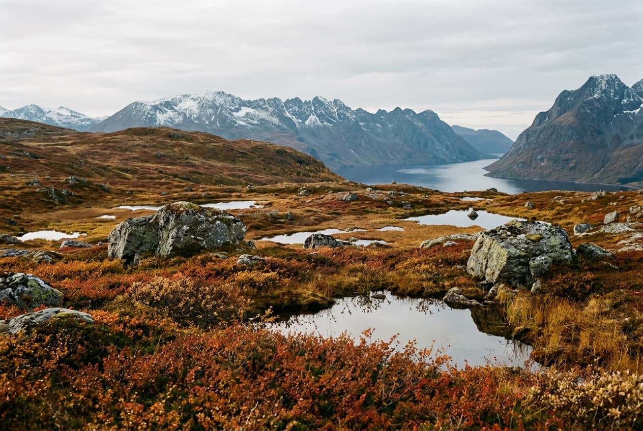 Le début de l'automne en Norvège