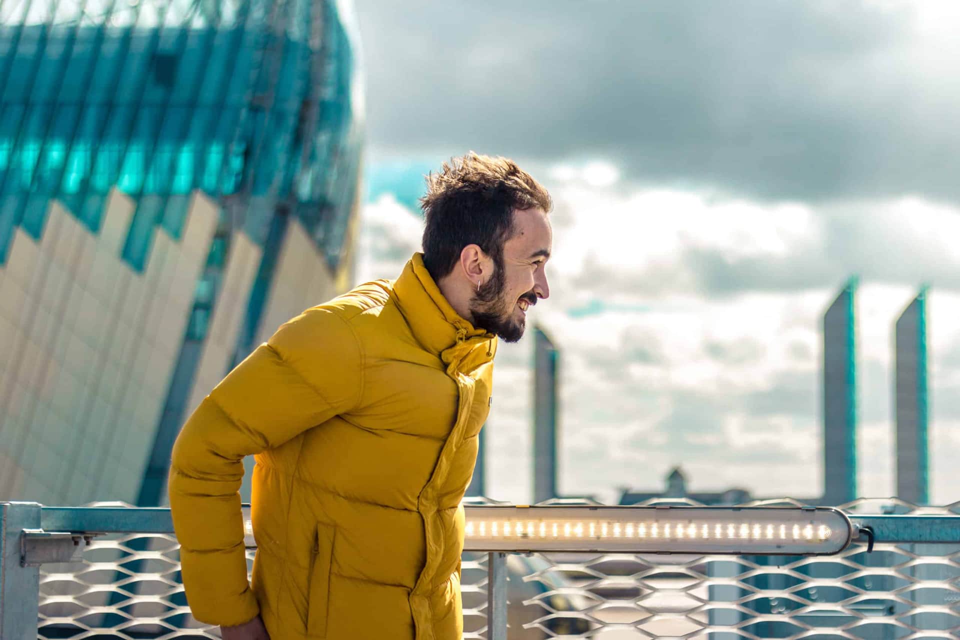 Pierre Bouyer sur un rooftop à Bordeaux
