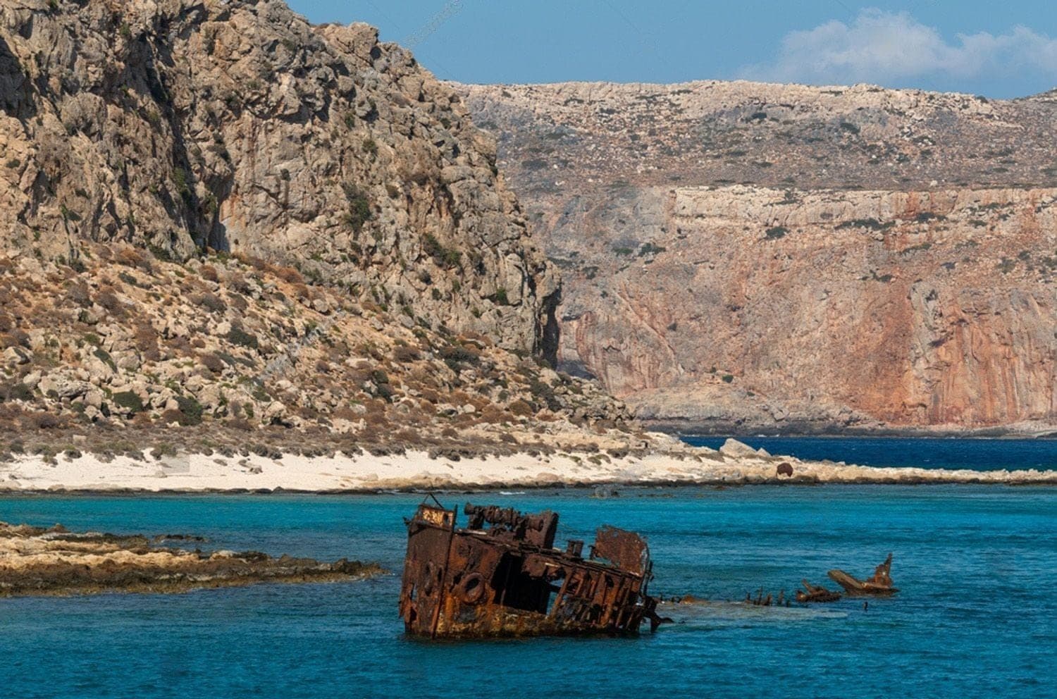 Pierre bouyer Greeke beach lagon balos crete guide — Lagon et Plage de Balos – Le joyau de la Crete