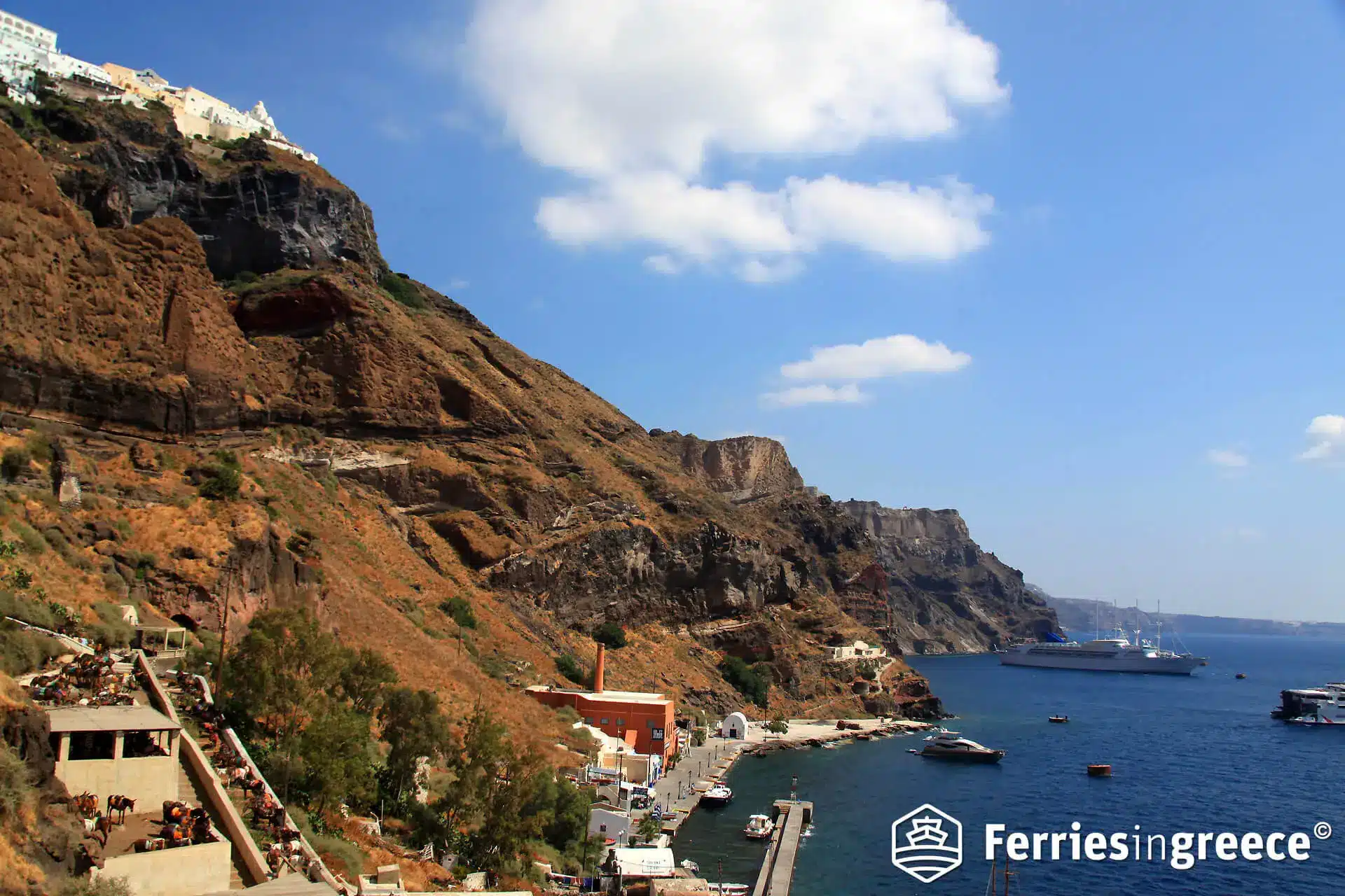 Comment prendre le ferry entre Athènes et Santorin en 2024