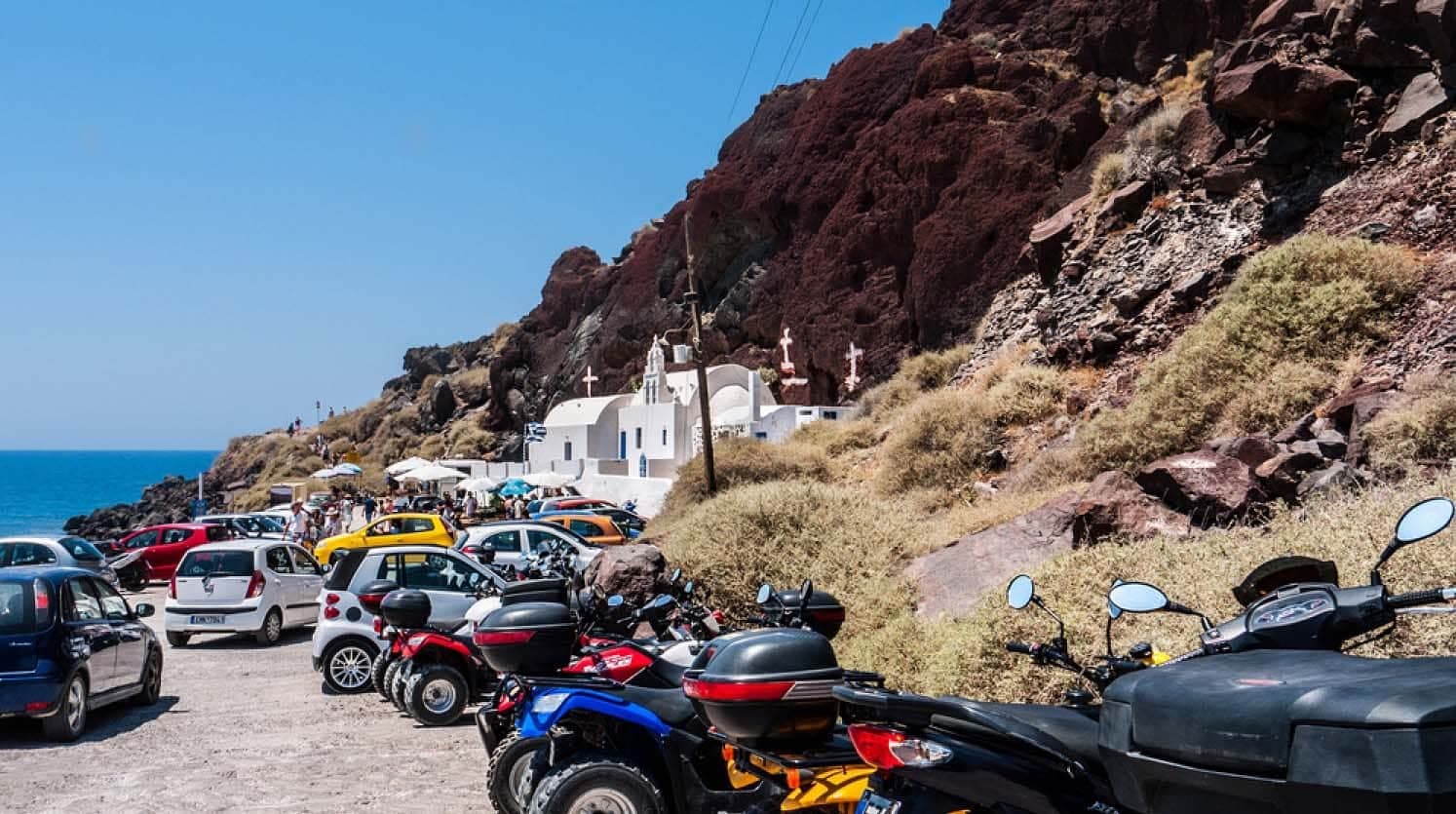 Red Beach à Santorin, le guide complet