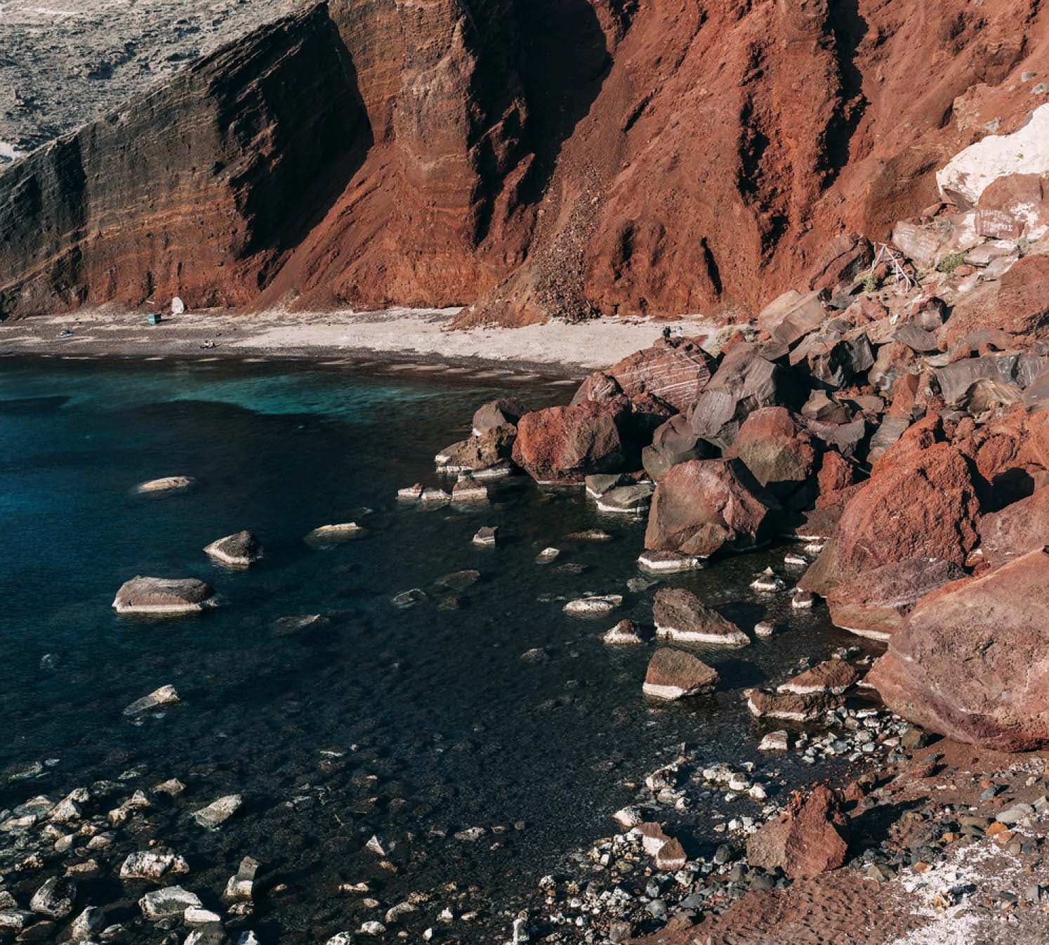 Red Beach à Santorin, le guide complet