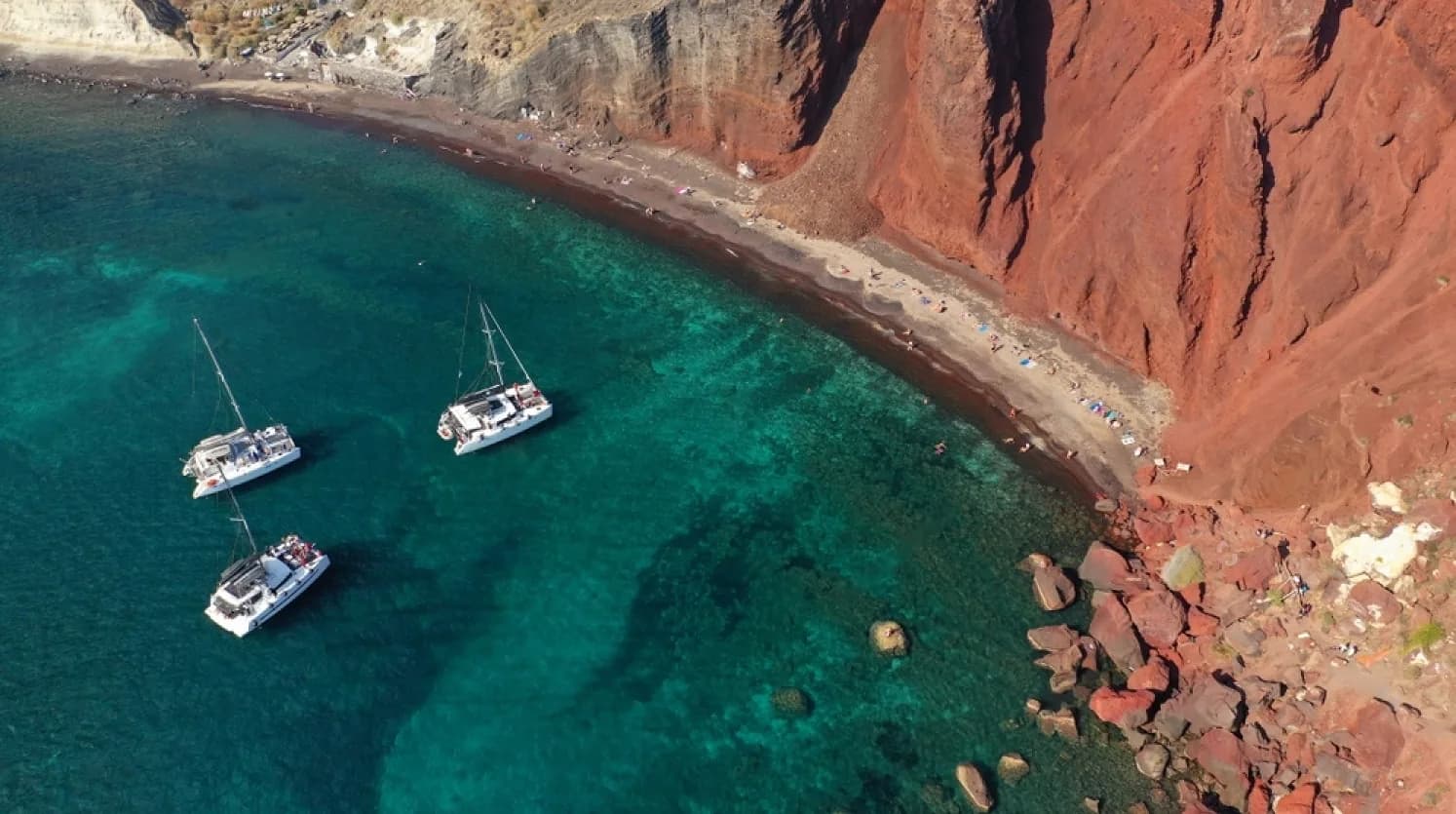 Red Beach à Santorin, le guide complet