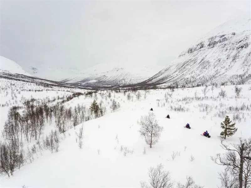 Tour en Motoneige à Tromsø avec Camp Tamok