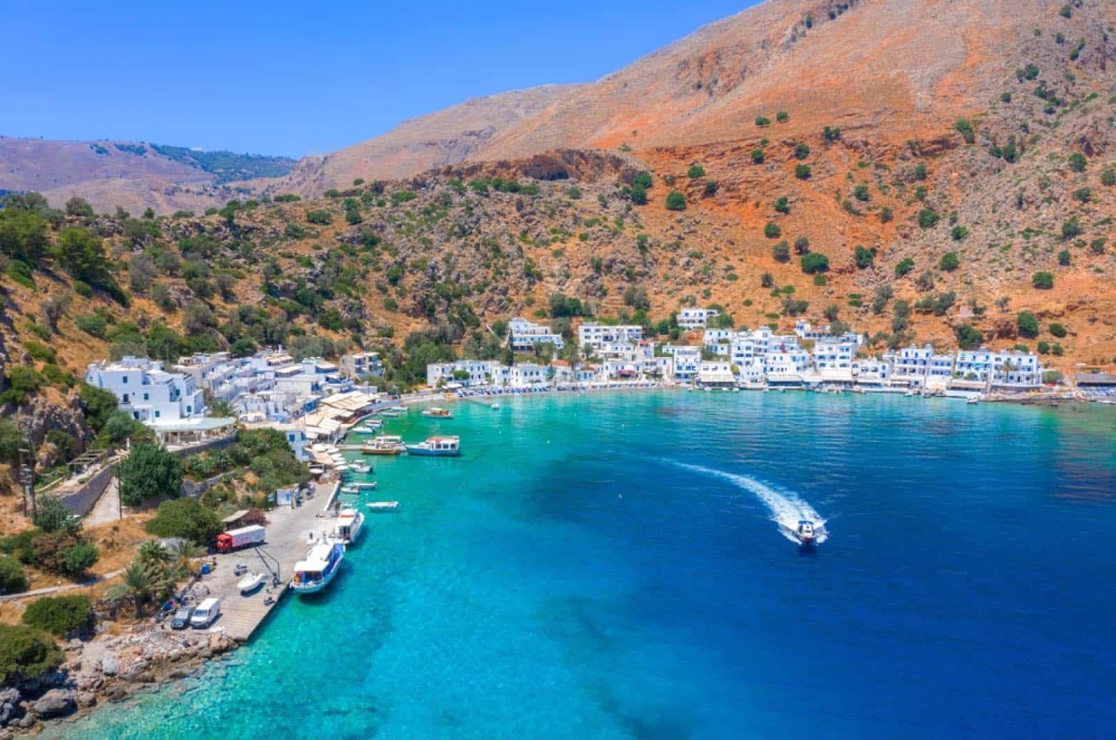 Loutro, le petit havre paradisiaque de Crète