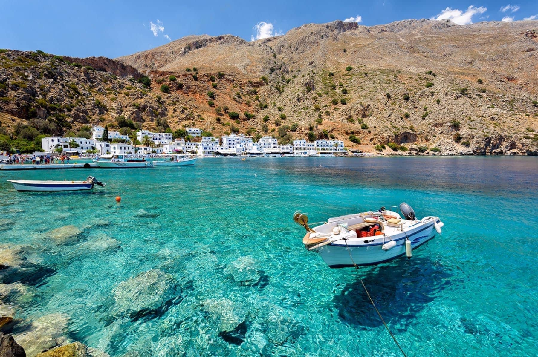 Loutro, le petit havre paradisiaque de Crête