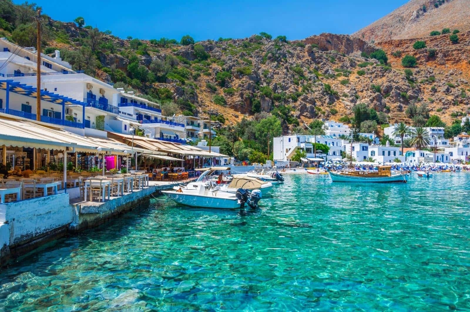 Loutro, le petit havre paradisiaque de Crète