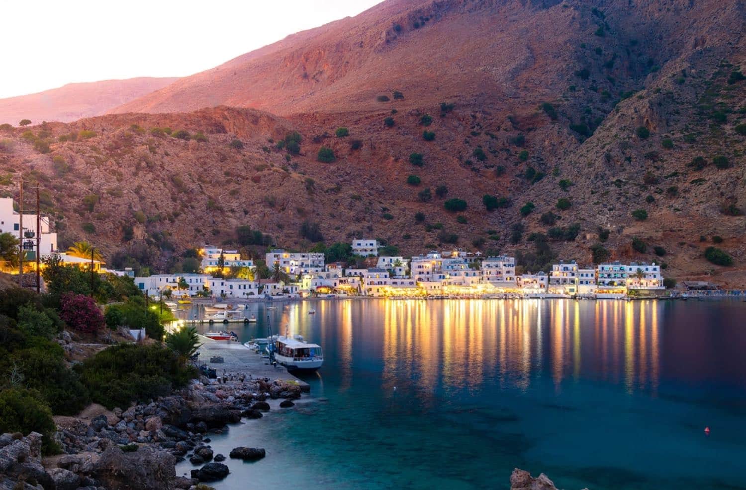 Loutro, le petit havre paradisiaque de Crète