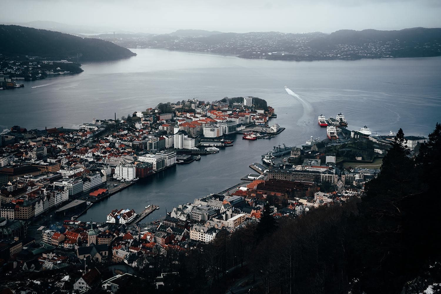 Le Téléphérique de Fløibanen : Admirer Bergen depuis le sommet de Fløyen