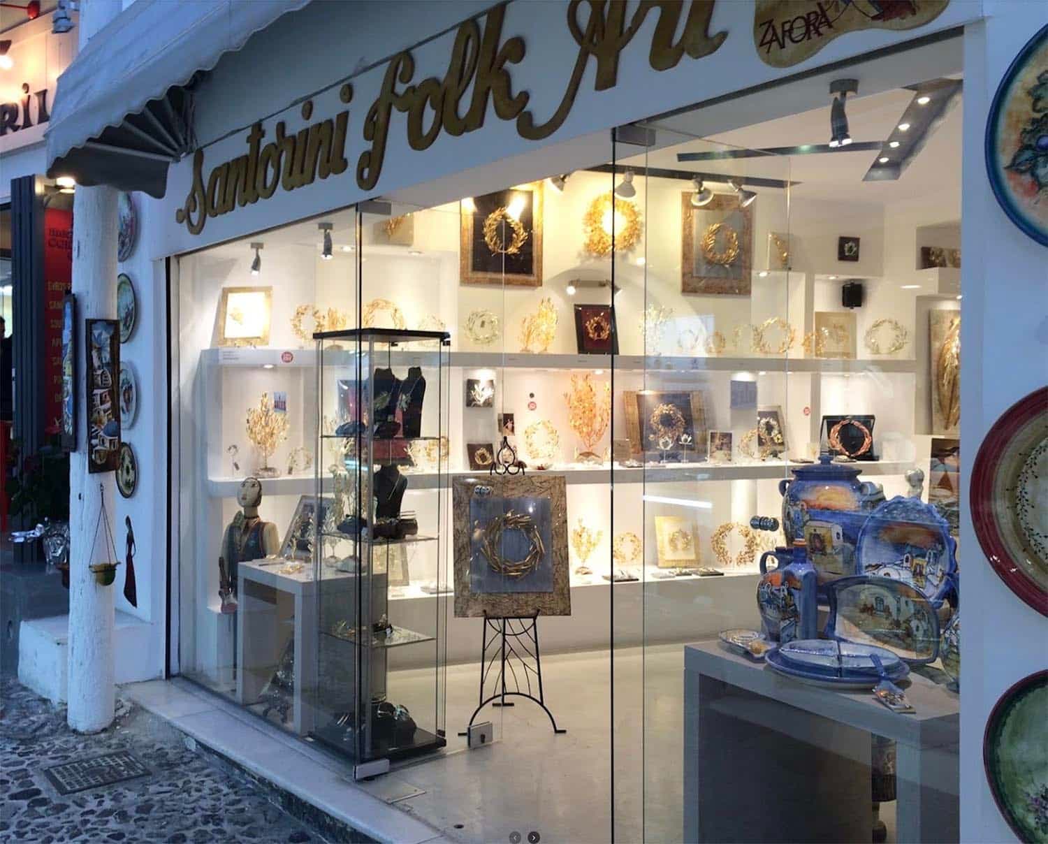 Shopping à Fira : Les meilleures boutiques de la ville à Santorin