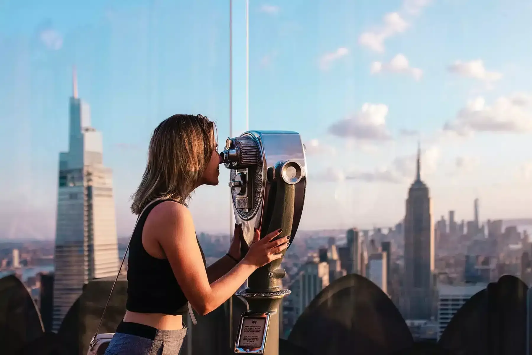 Top of the Rock au Rockefeller Center : le premier rooftop de New York