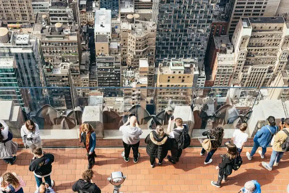 Top of the Rock au Rockefeller Center : le premier rooftop de New York