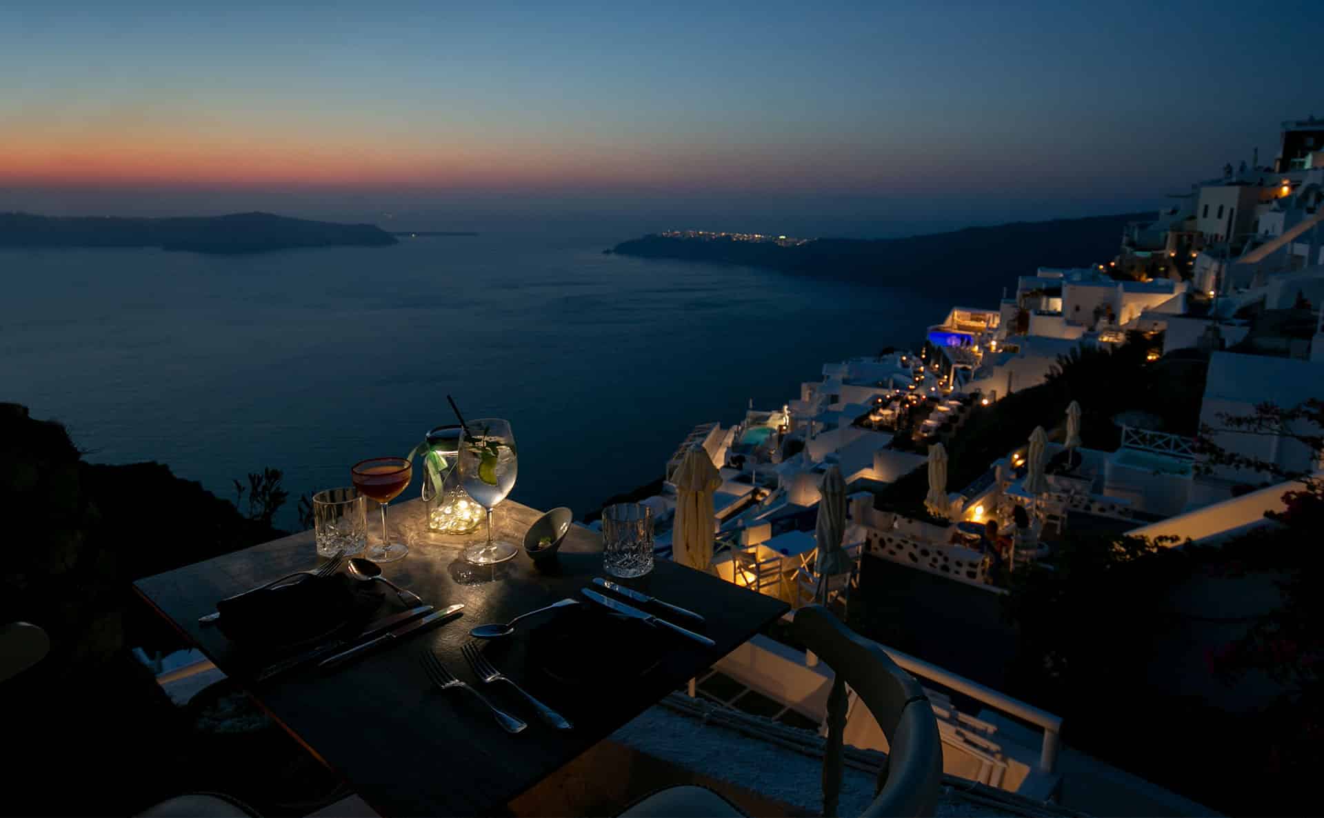 Les meilleurs restaurants d’Imerovigli à Santorin