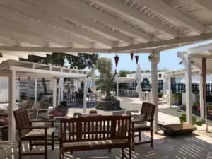 Voyager en famille à Santorini - Tera Nera restaurant