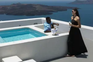 Voyager en famille à Santorini - les hôtels