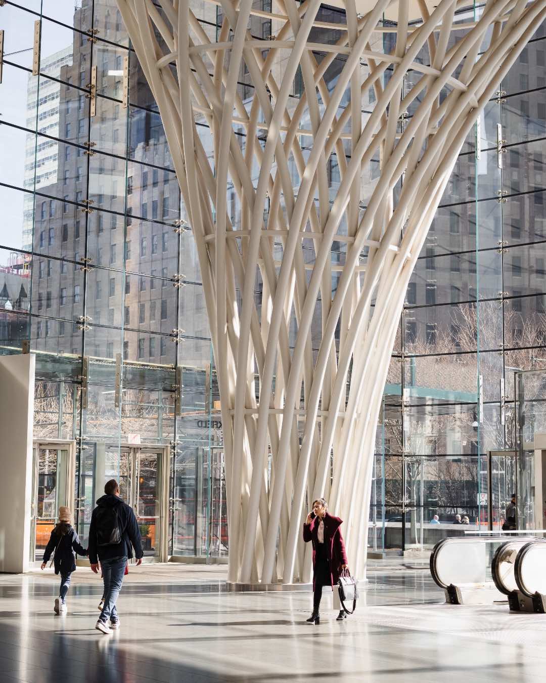 Brookfield Place et son centre commercial à New York