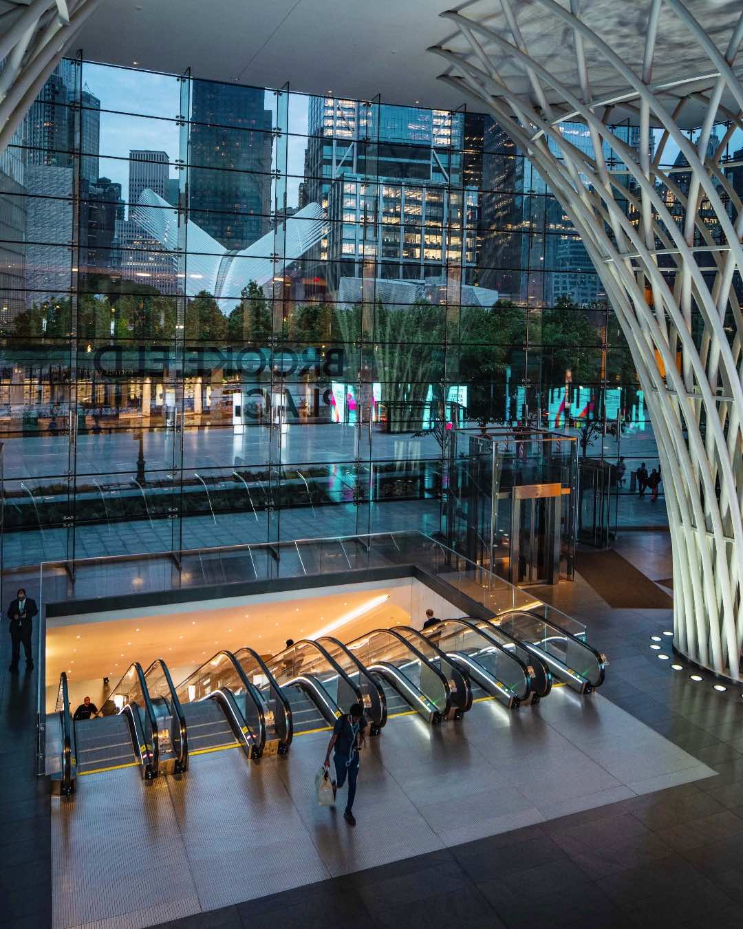 Brookfield Place et son centre commercial à New York