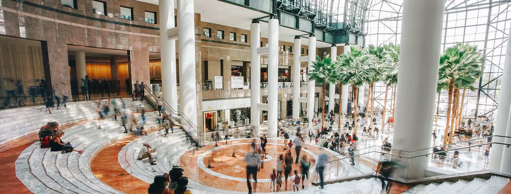 Brookfield Place et son centre commercial à New York