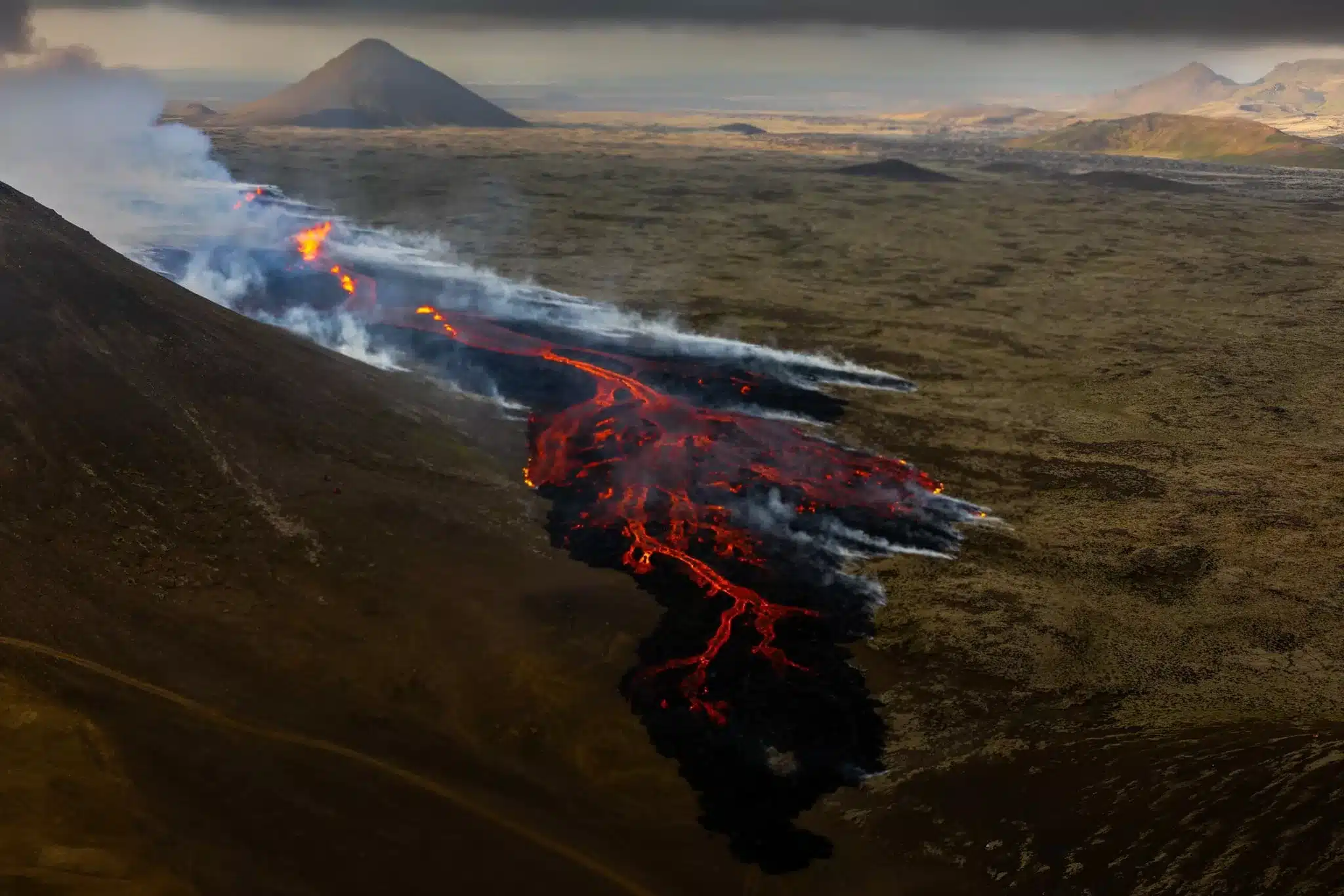 Éruption 2023 du volcan Litli-Hrútur en Islande — Guide complet