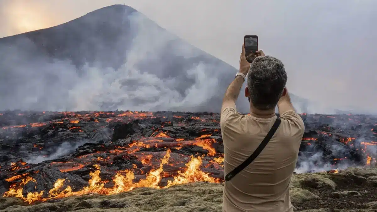 Éruption 2023 du volcan Litli-Hrútur en Islande — Guide complet