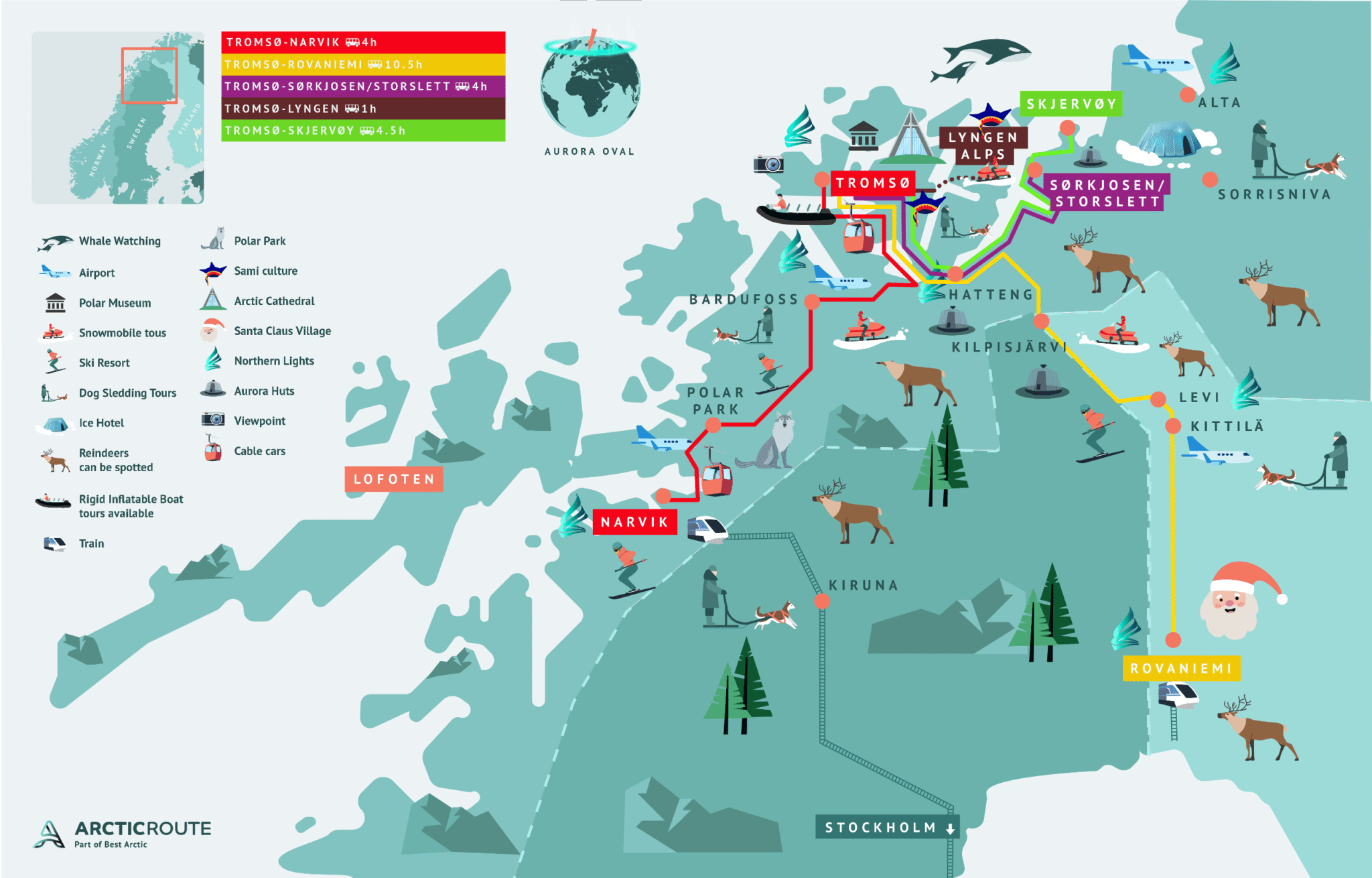 Découvrez la route Arctique entre la Norvège et la Finlande