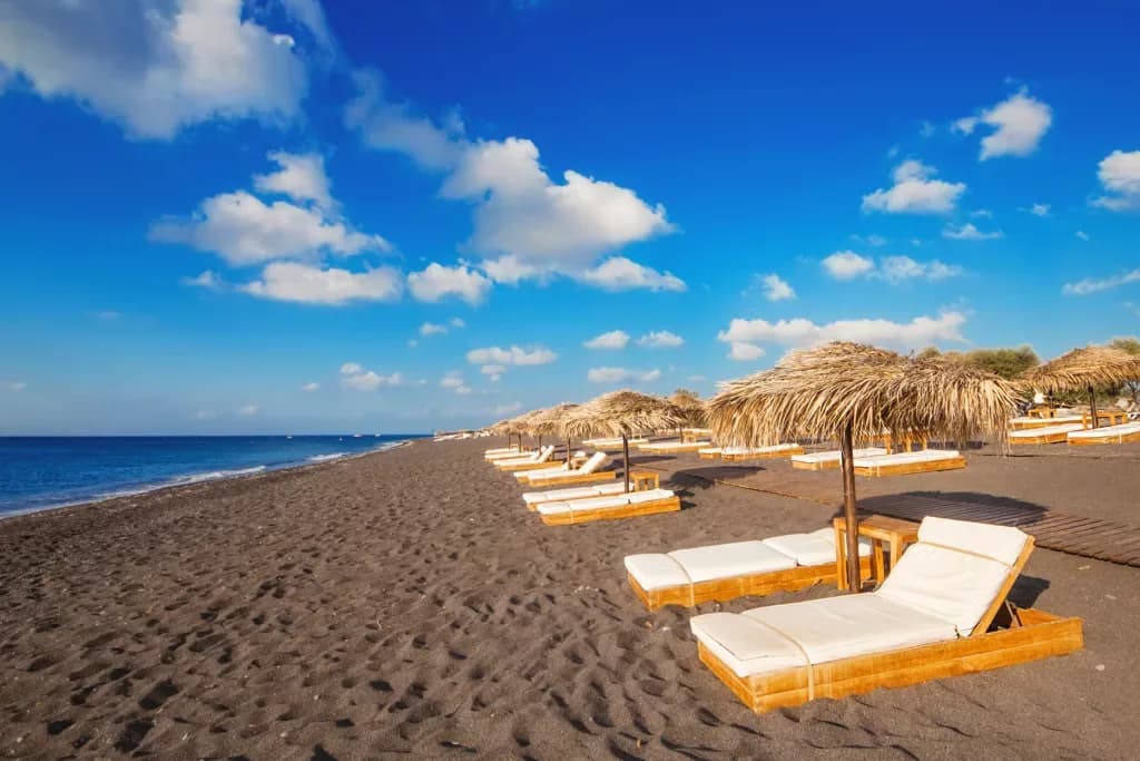 Une magnifique beach de black sand