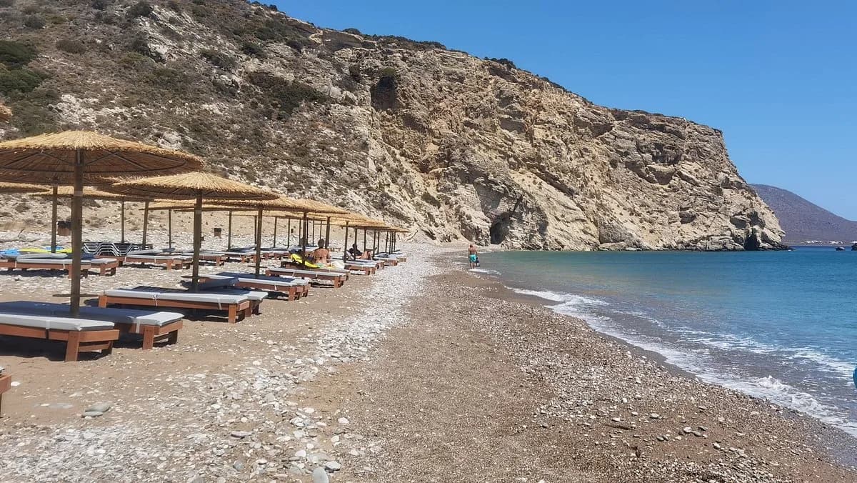 Vlychada beach à Santorini, la beach cachée de l’island