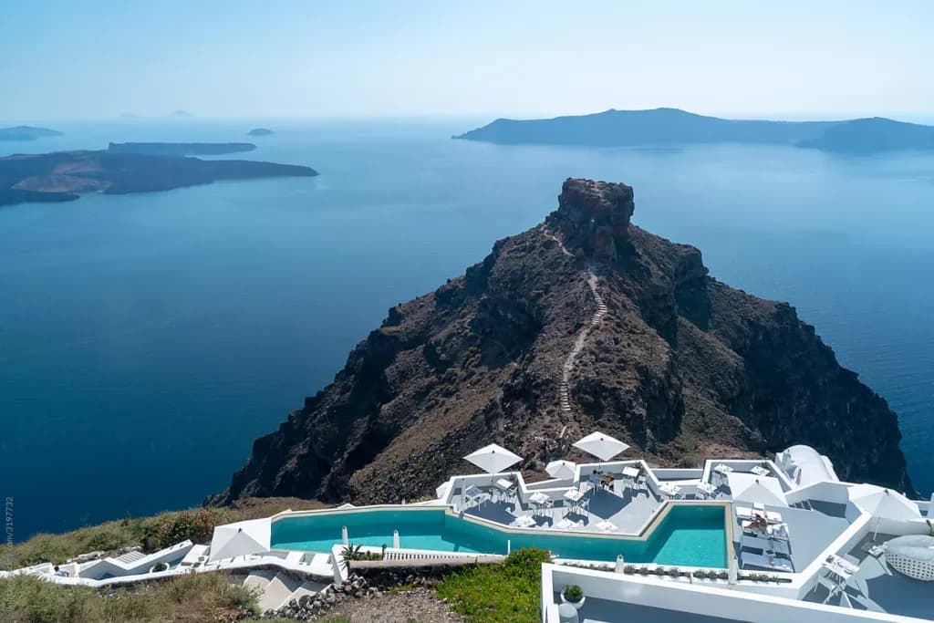 My favourite: Imerovigli, a village perched on the Santorini caldera