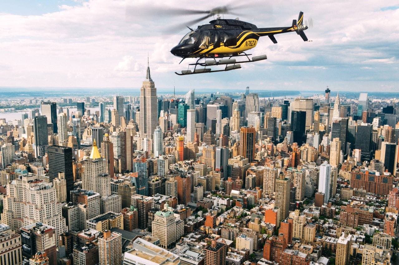 Faites un tour en hélicoptère à New York