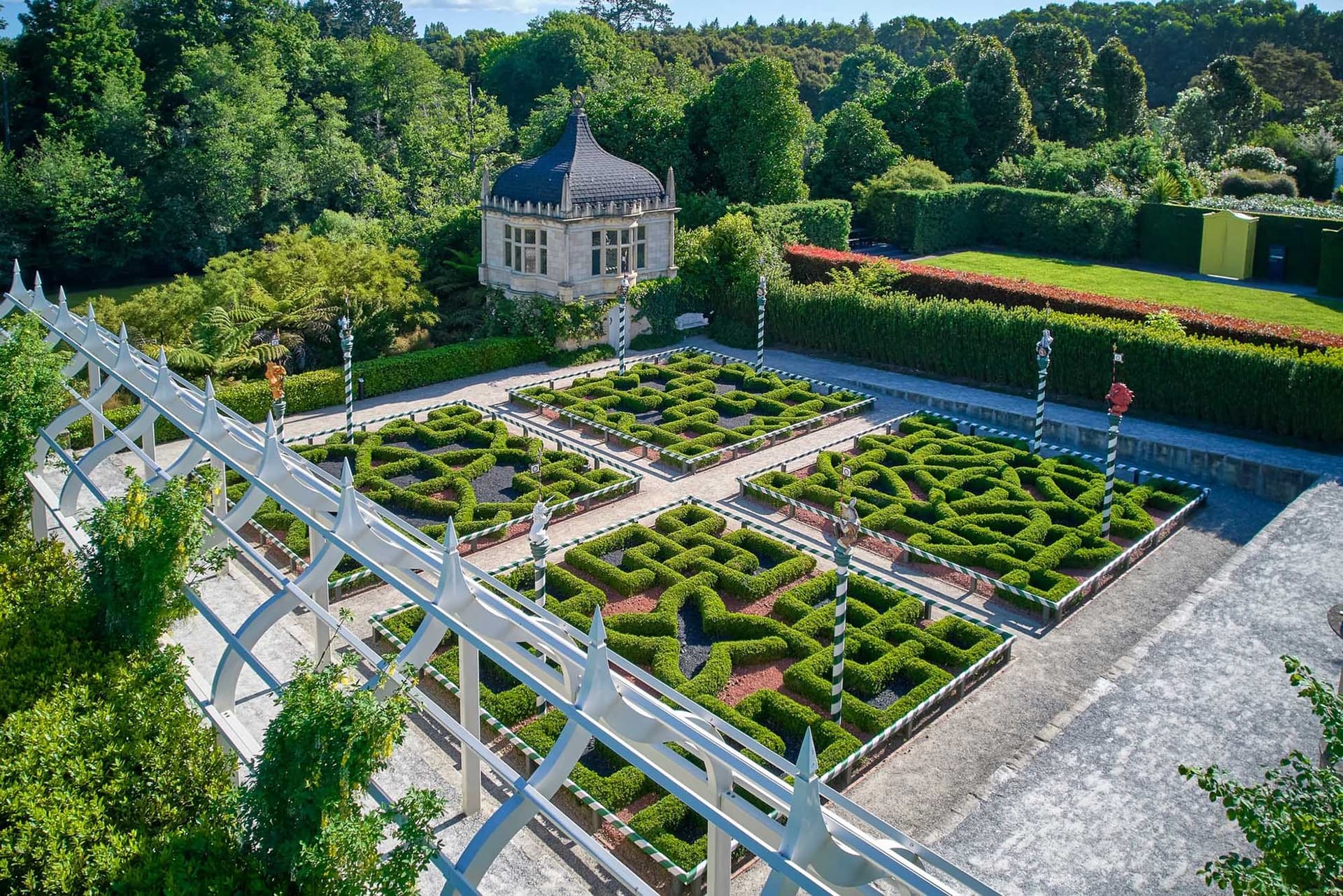 Explorez les jardins d'Hamilton en Nouvelle-Zélande