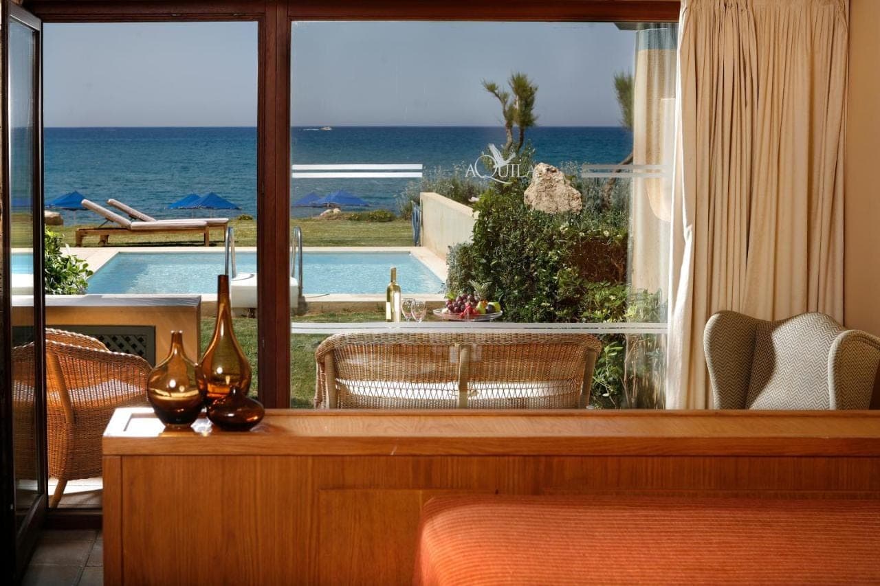 Meilleurs hotels crete vue mer aquila rithymna — Top 10 des Meilleurs hôtels en bord de mer en Crete : Luxe et Détente au Paradis