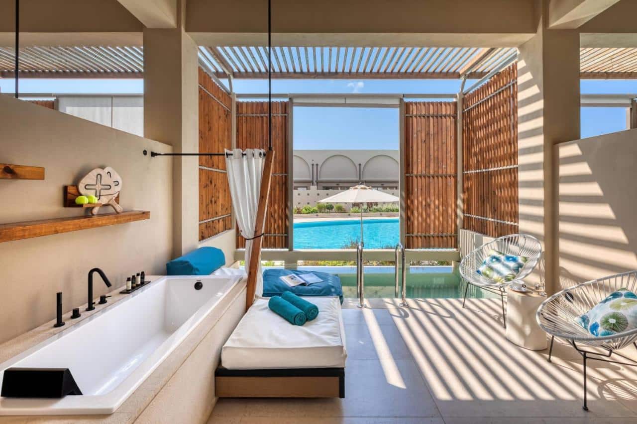 Meilleurs hotels crete vue mer domes noruz chania — Top 10 des Meilleurs hôtels en bord de mer en Crete : Luxe et Détente au Paradis