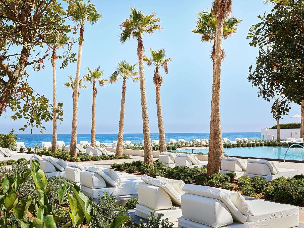 Meilleurs hotels crete vue mer grecotel luxme white palace — Top 10 des Meilleurs hôtels en bord de mer en Crete : Luxe et Détente au Paradis