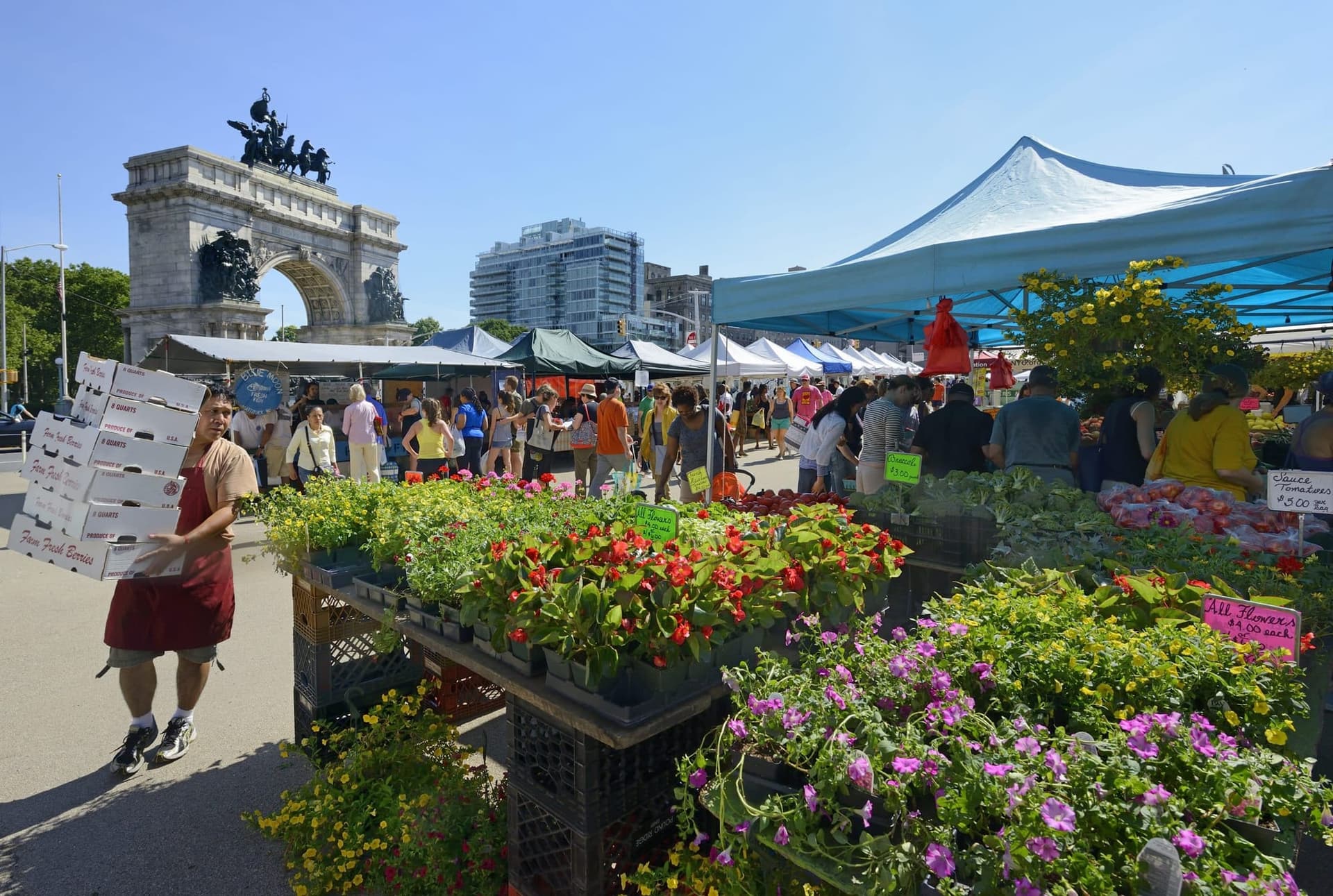 Les marchés verts de Prospect Park à Brooklyn