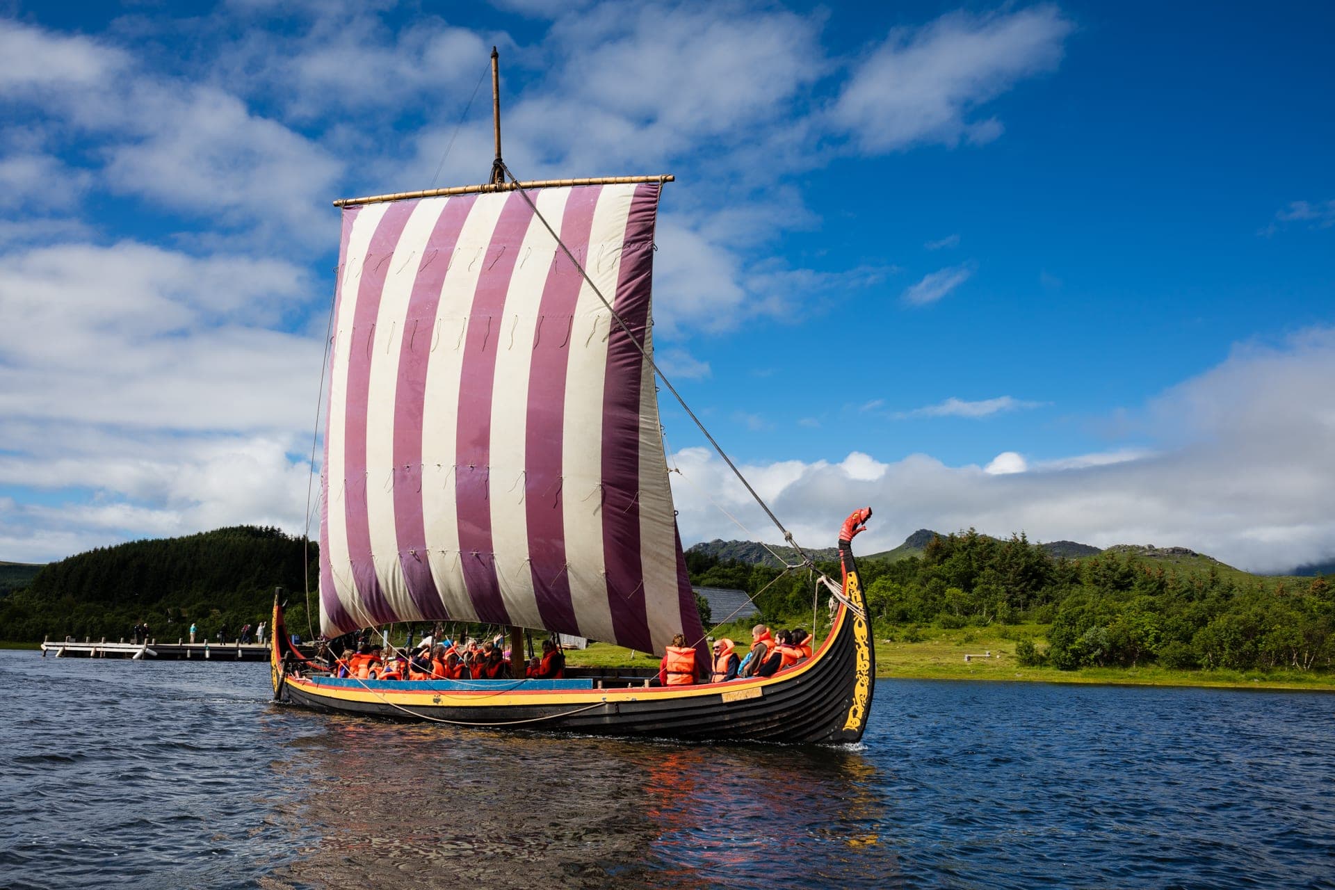 Naviguez à bord d'un authentique Drakkar viking