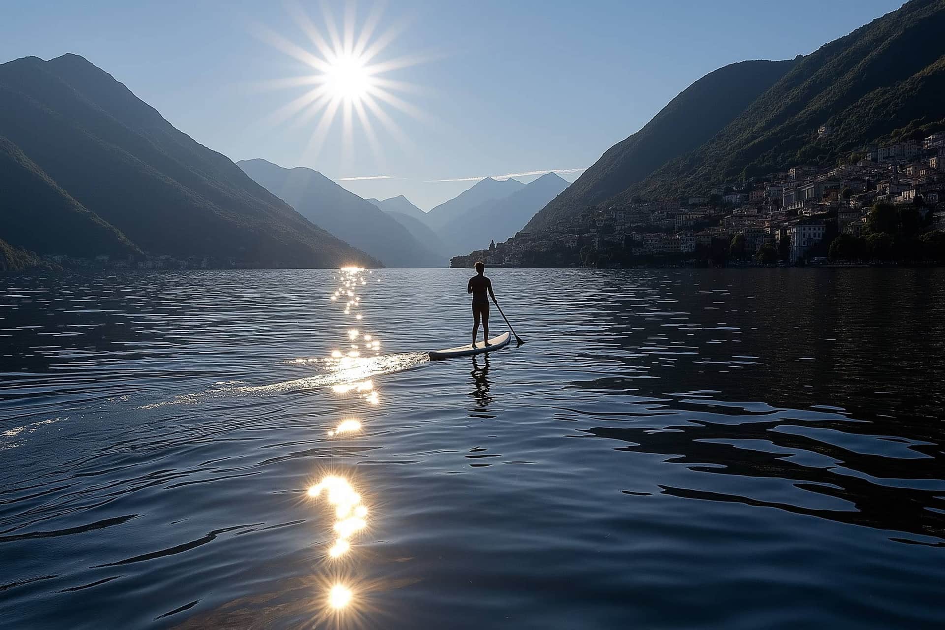 Faire du Paddle au Lac de Côme : Une Aventure Inoubliable sur les Eaux Cristallines ♀️🇮🇹
