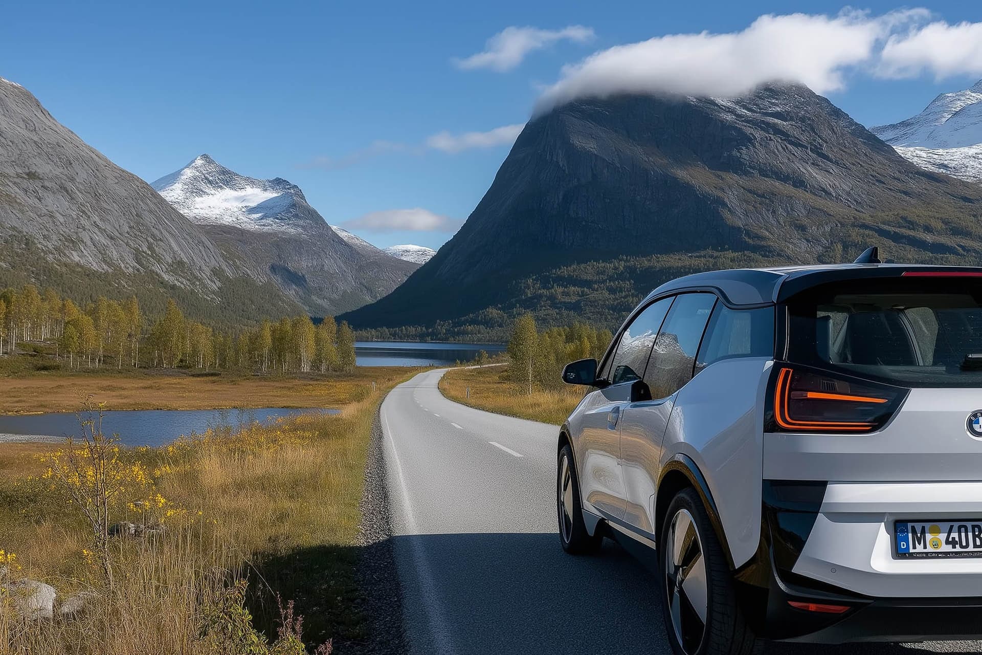 The advantages of driving green dans le nord de la Norvège