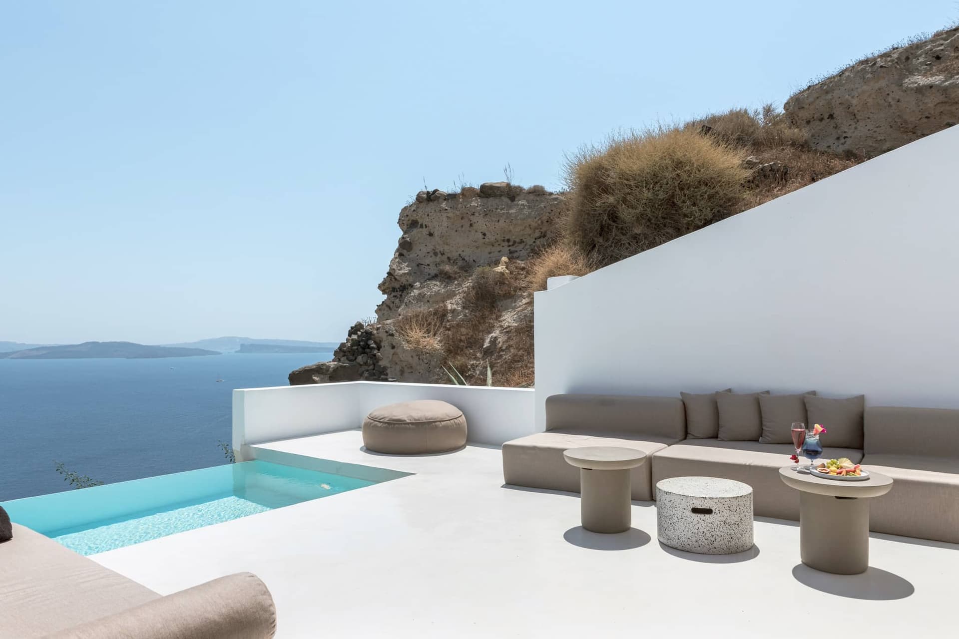 Andronis Luxury Suites Santorin — Vue intérieure